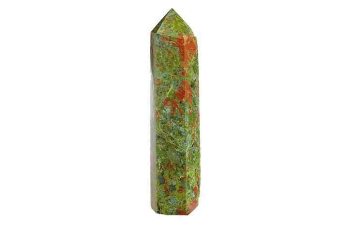 Tall, Polished Unakite Obelisk - South Africa #151895